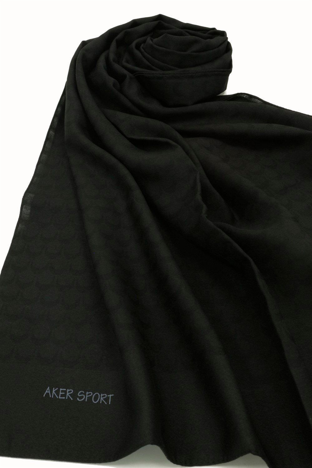 Aker Sport Monogram Moon Şal - 3'lü Set - Siyah, Kahve, Yeşil