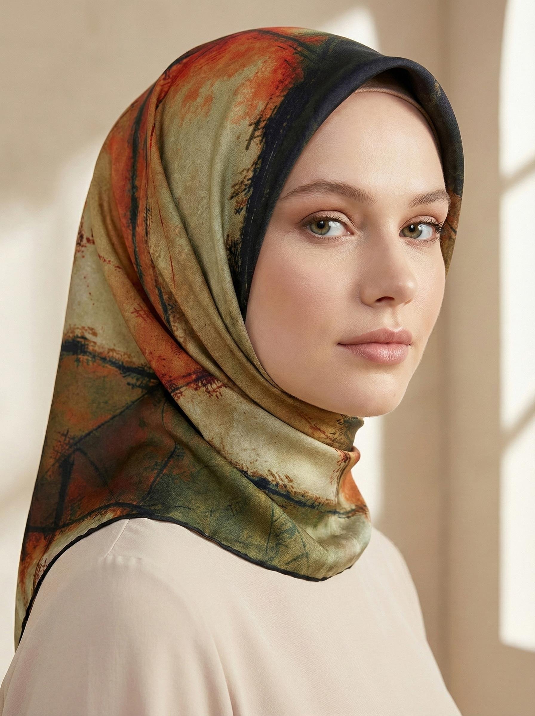 Aker Tivil Eşarp - Polyester Twill - 7487795-911