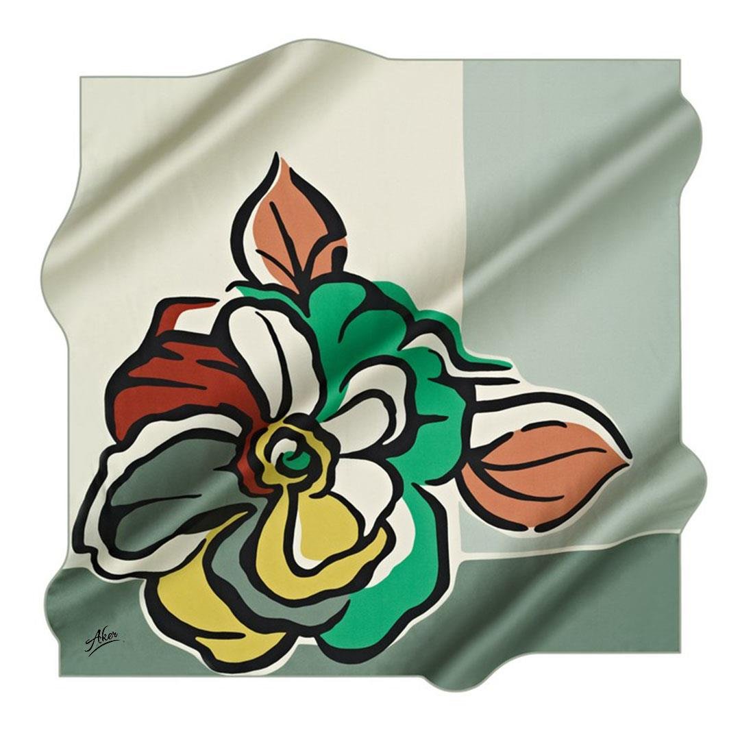 Aker Tivil Eşarp - Polyester Twill - 8028795-951