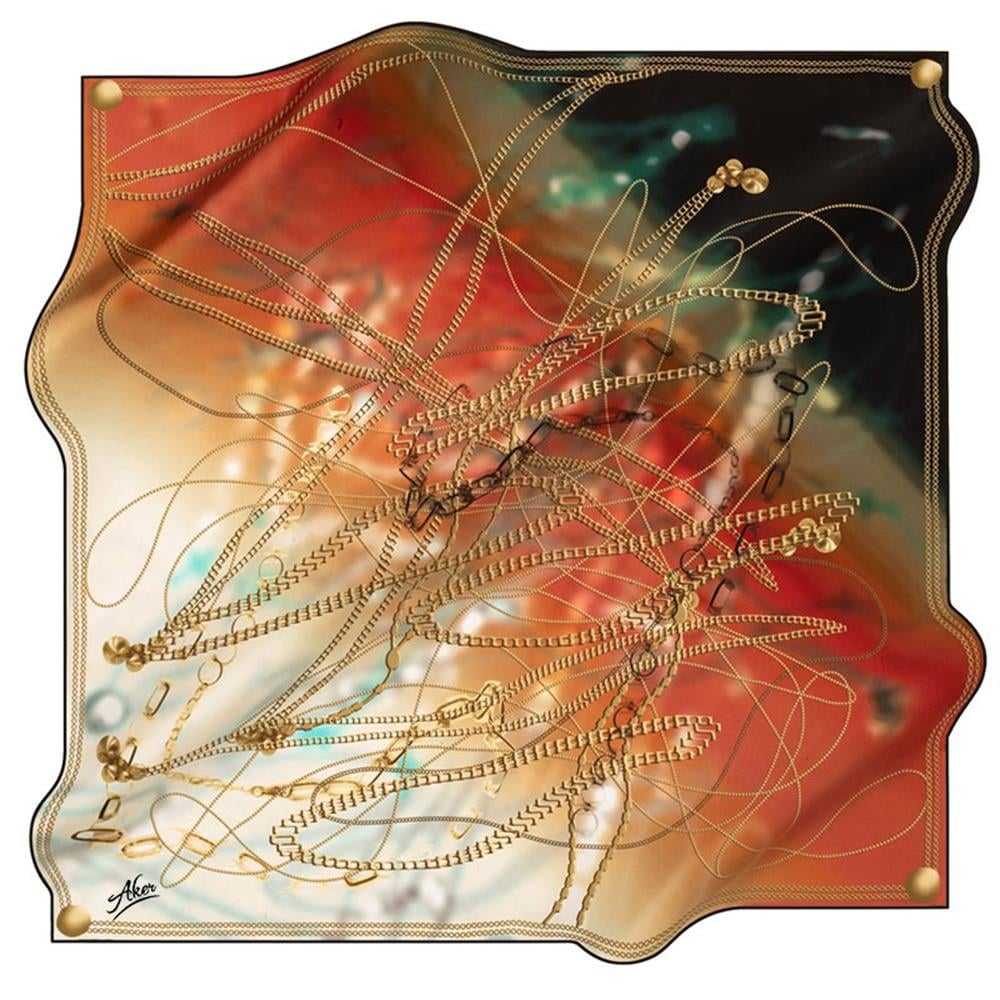 Aker Tivil Eşarp - Polyester Twill - 8059795-911