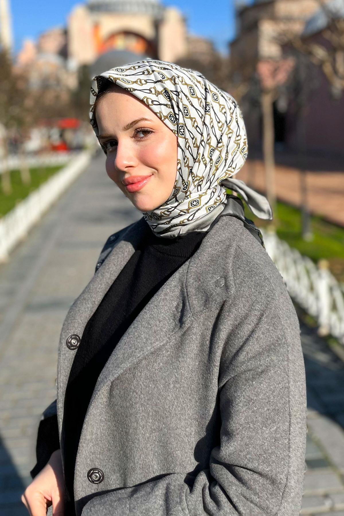 Aker Tivil Eşarp - Polyester Twill - 8502795-971