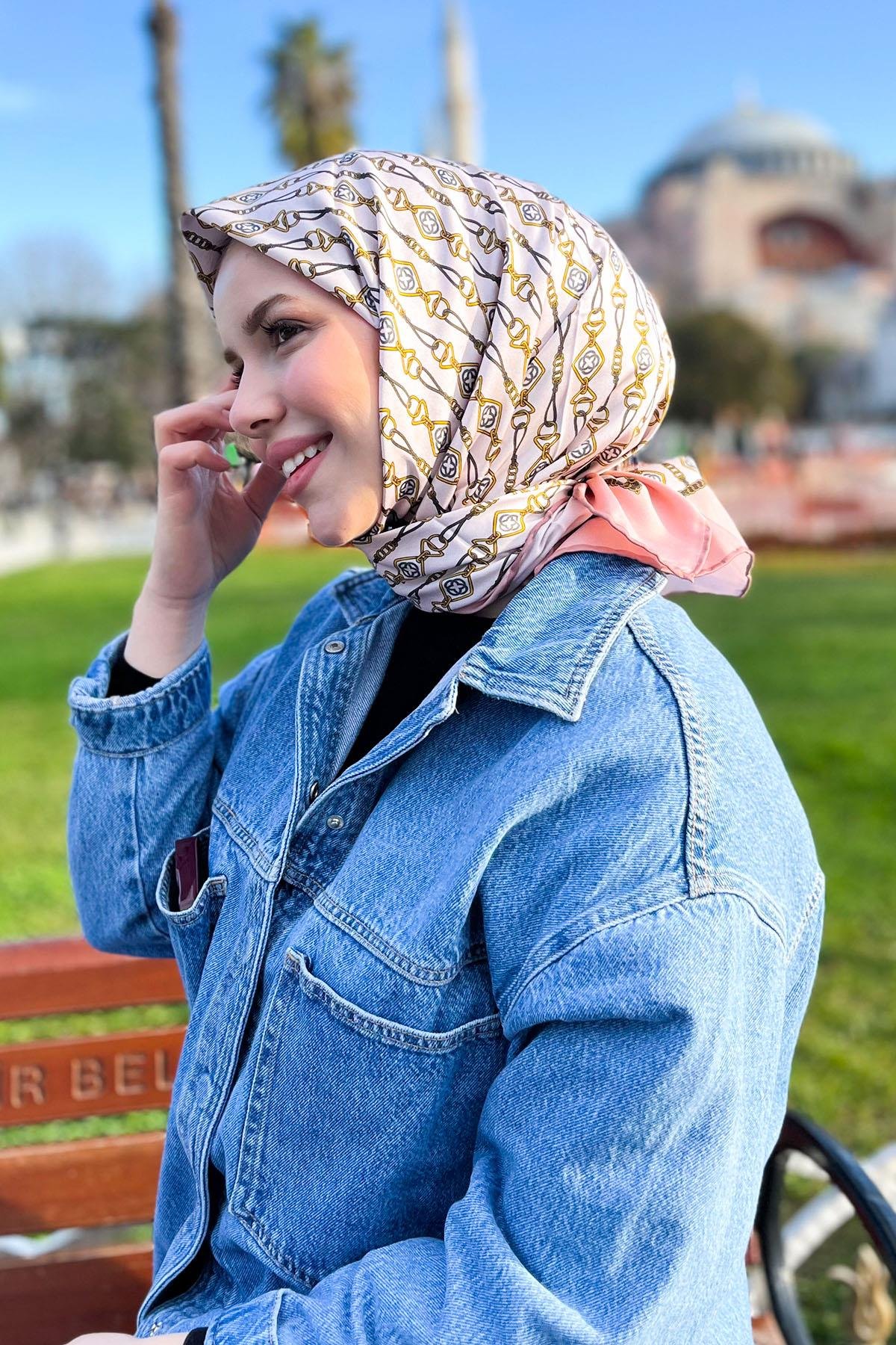 Aker Tivil Eşarp - Polyester Twill - 8502795-991