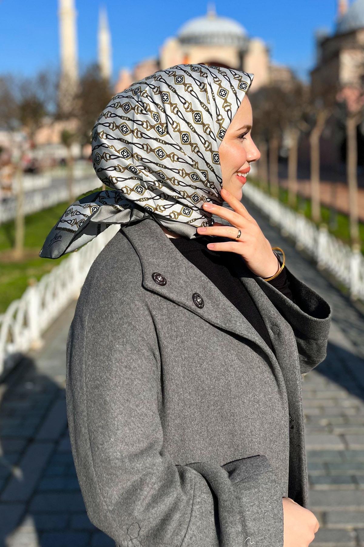 Aker Tivil Eşarp - Polyester Twill - 8502795-971