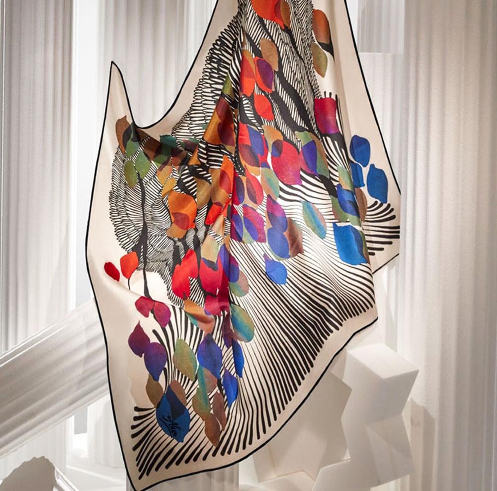 Aker Tivil Eşarp - Polyester Twill - 8559795-911