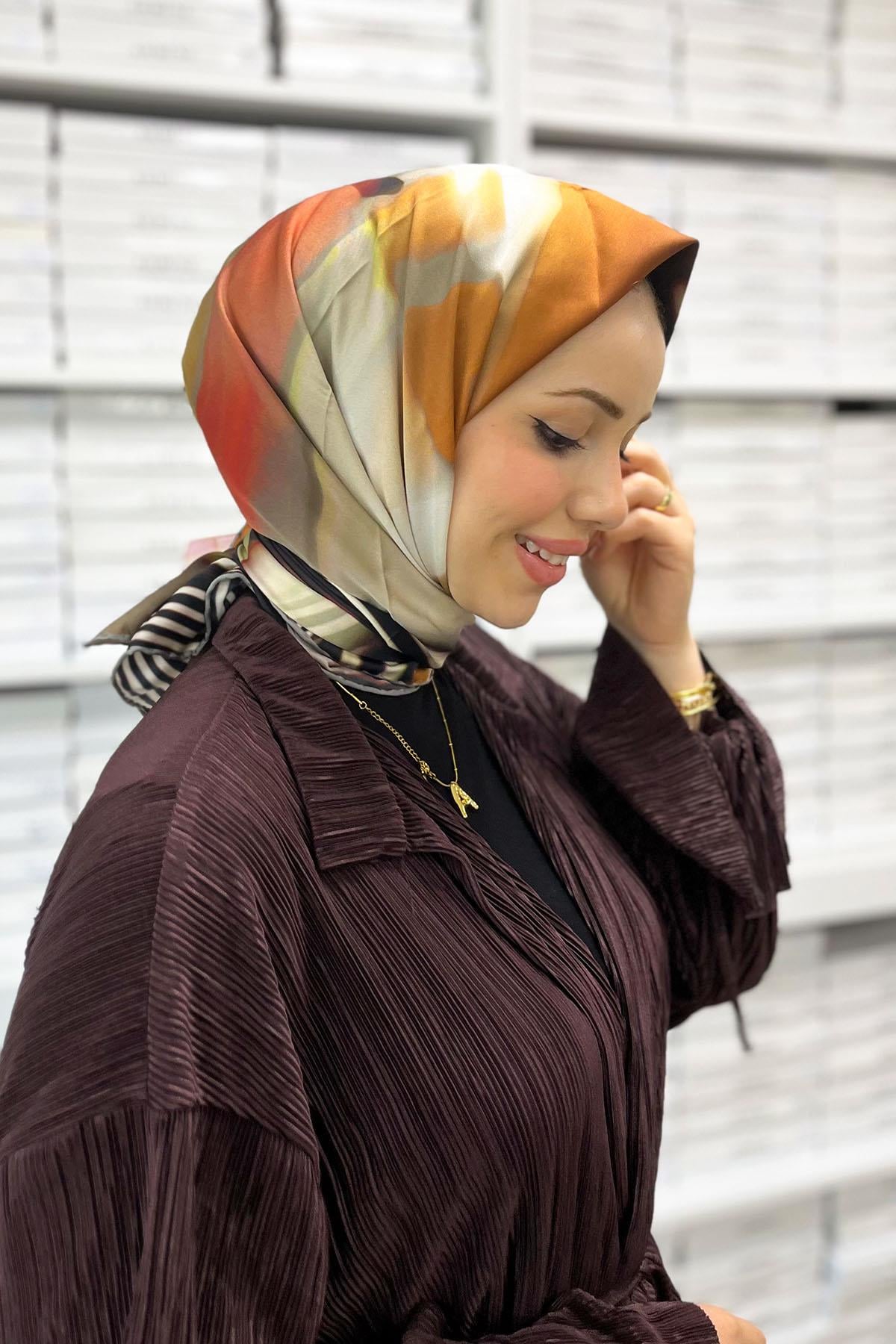 Aker Tivil Eşarp - Polyester Twill - 8570795-971