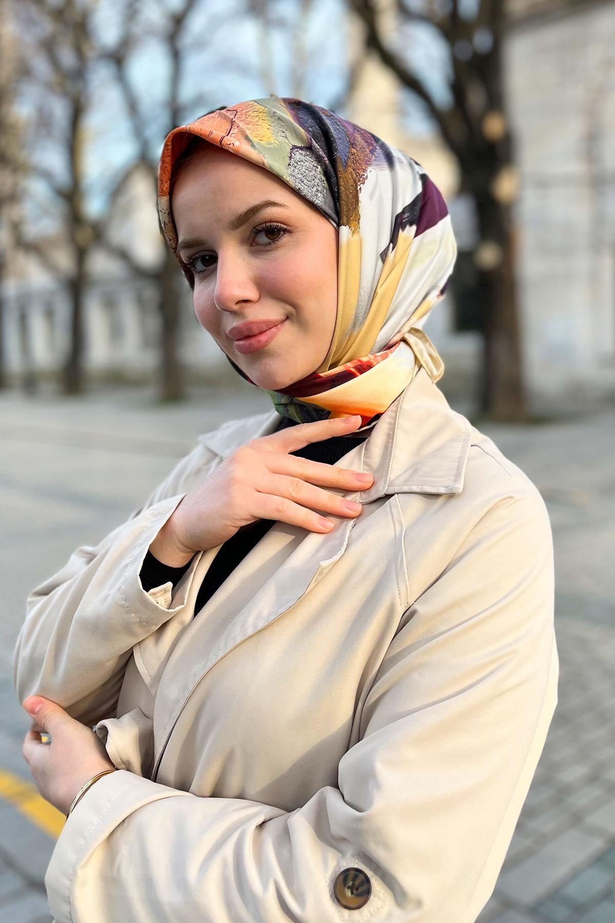 Aker Tivil Eşarp - Polyester Twill - 8674795-961