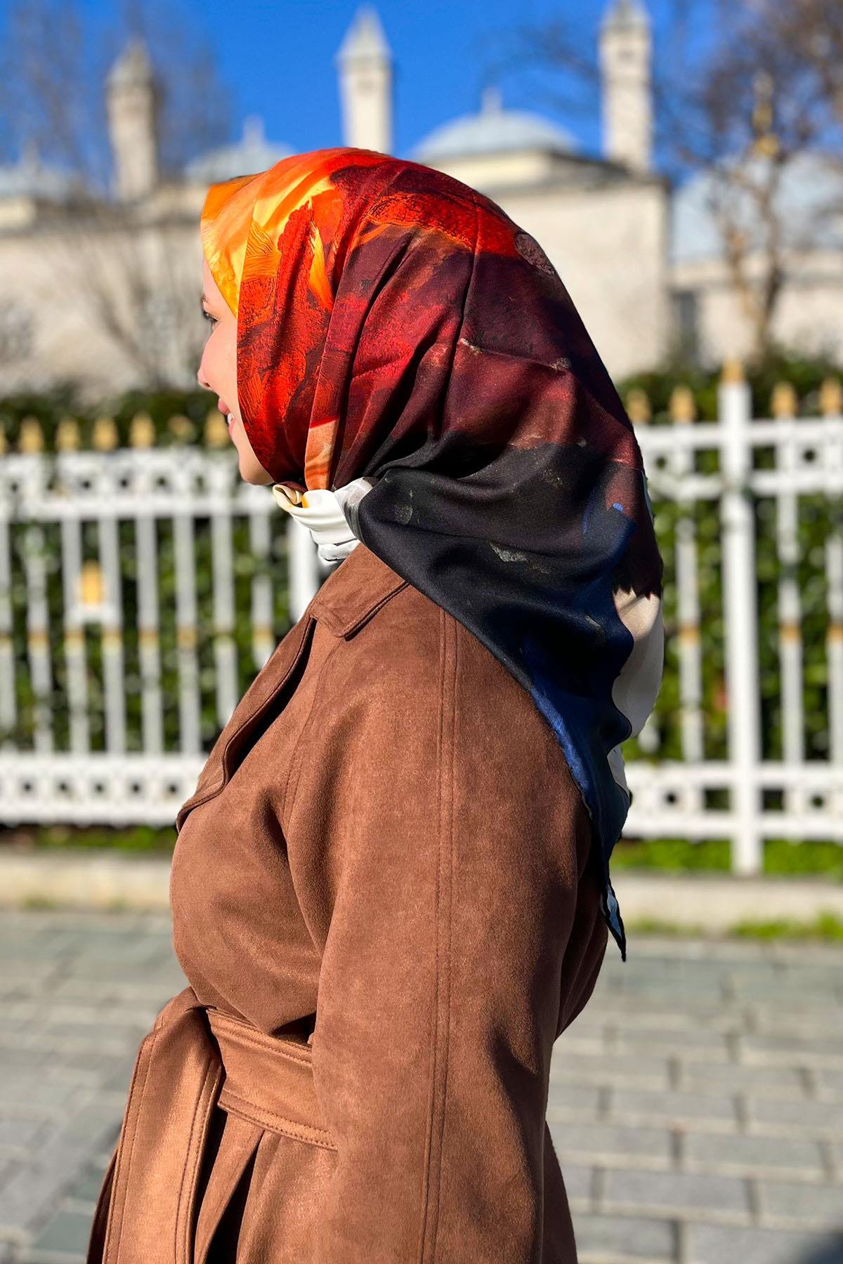 Aker Tivil Eşarp - Polyester Twill - 8674795-921