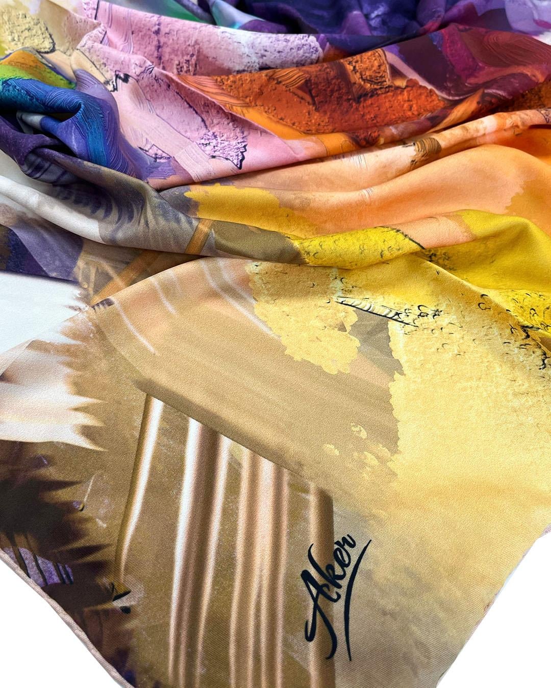 Aker Tivil Eşarp - Polyester Twill - 8674795-963
