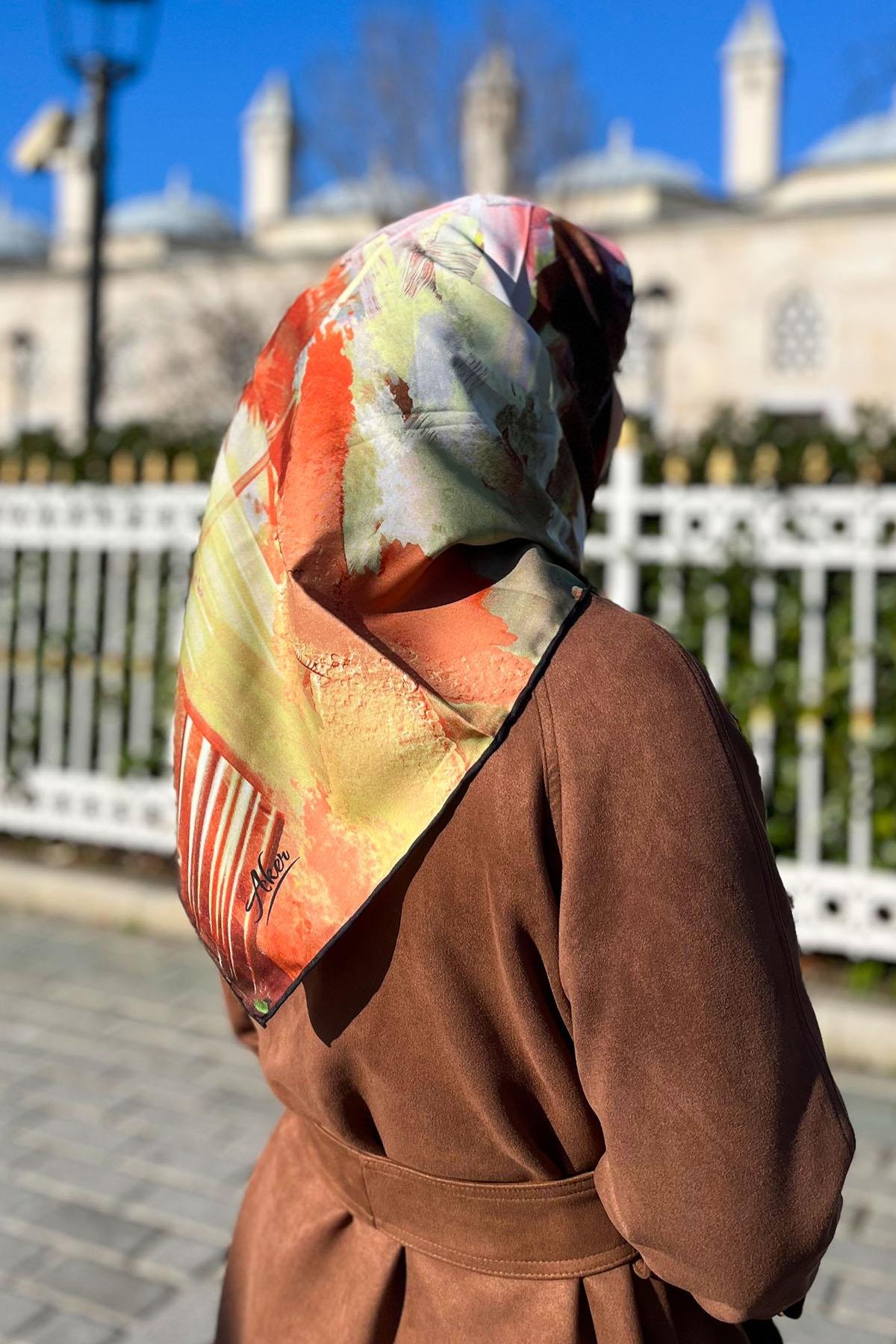 Aker Tivil Eşarp - Polyester Twill - 8674795-914