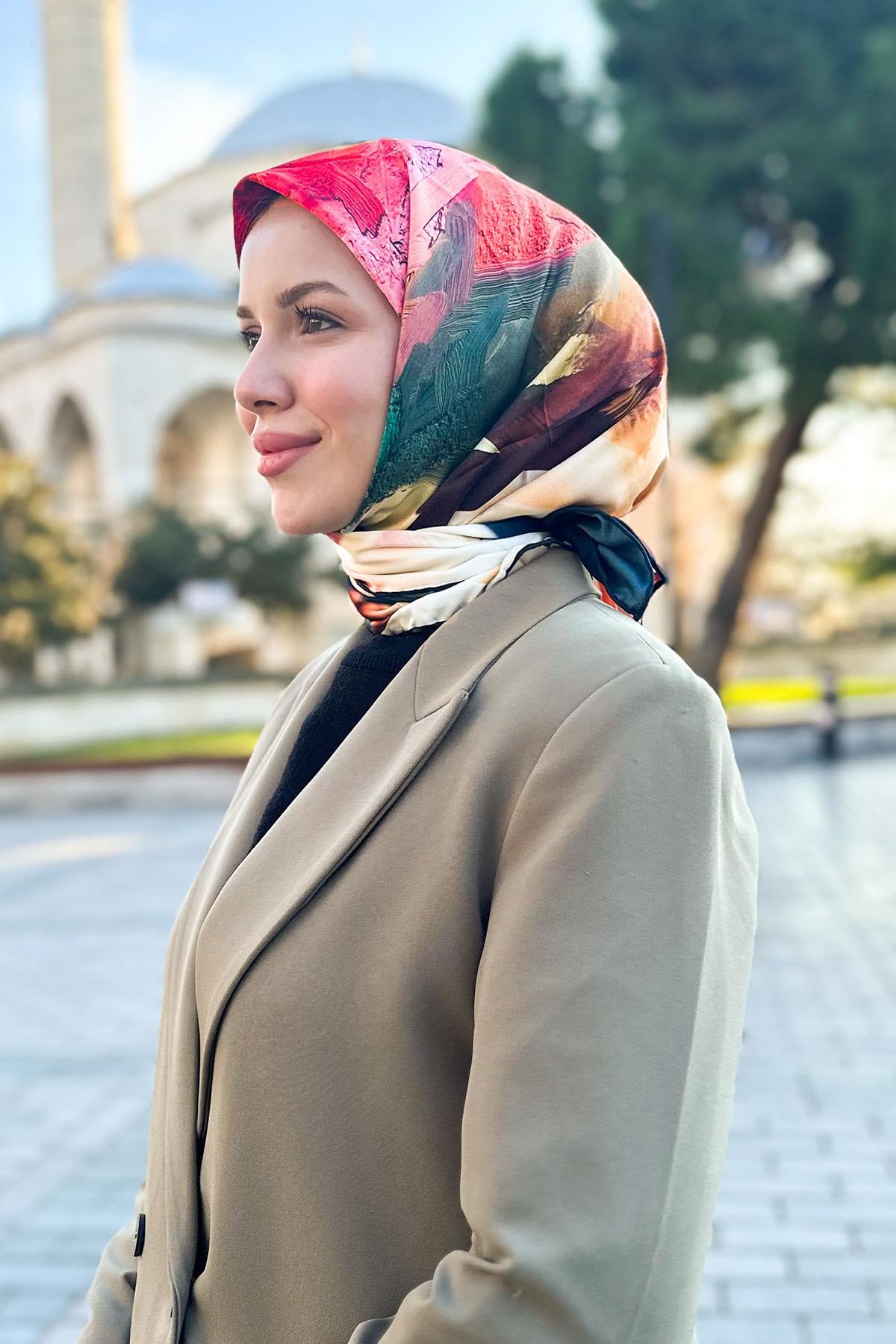 Aker Tivil Eşarp - Polyester Twill - 8674795-911