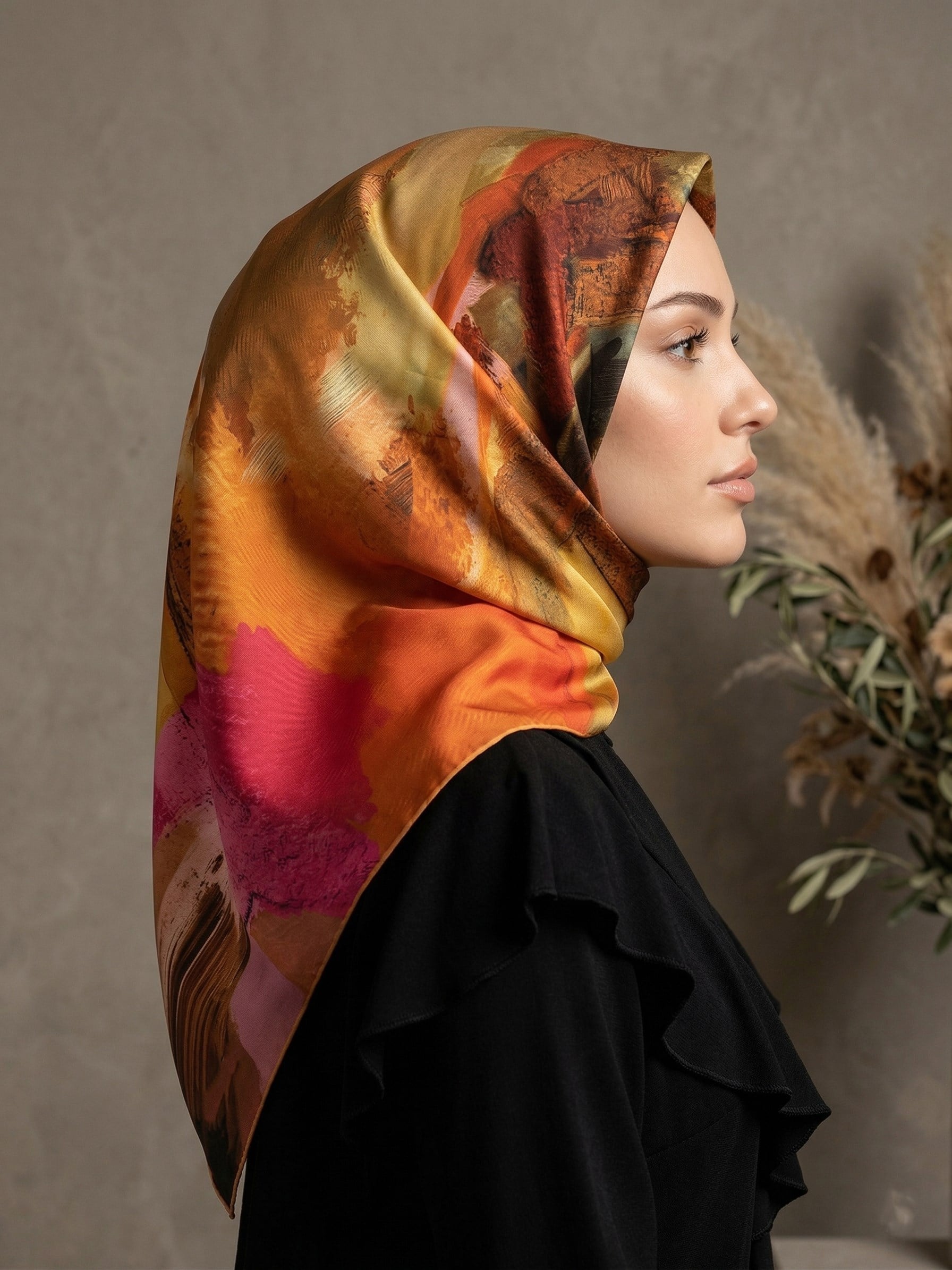 Aker Tivil Eşarp - Polyester Twill - 8674795-962