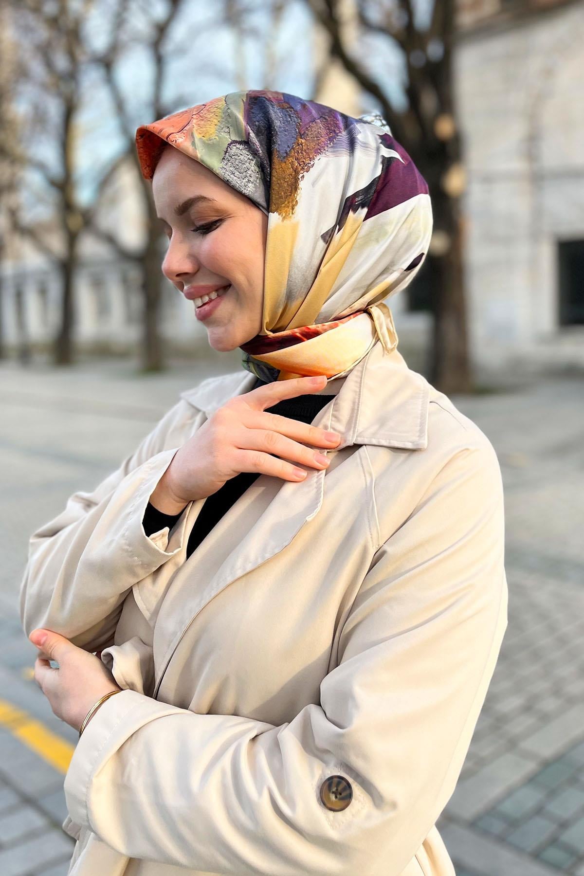 Aker Tivil Eşarp - Polyester Twill - 8674795-961