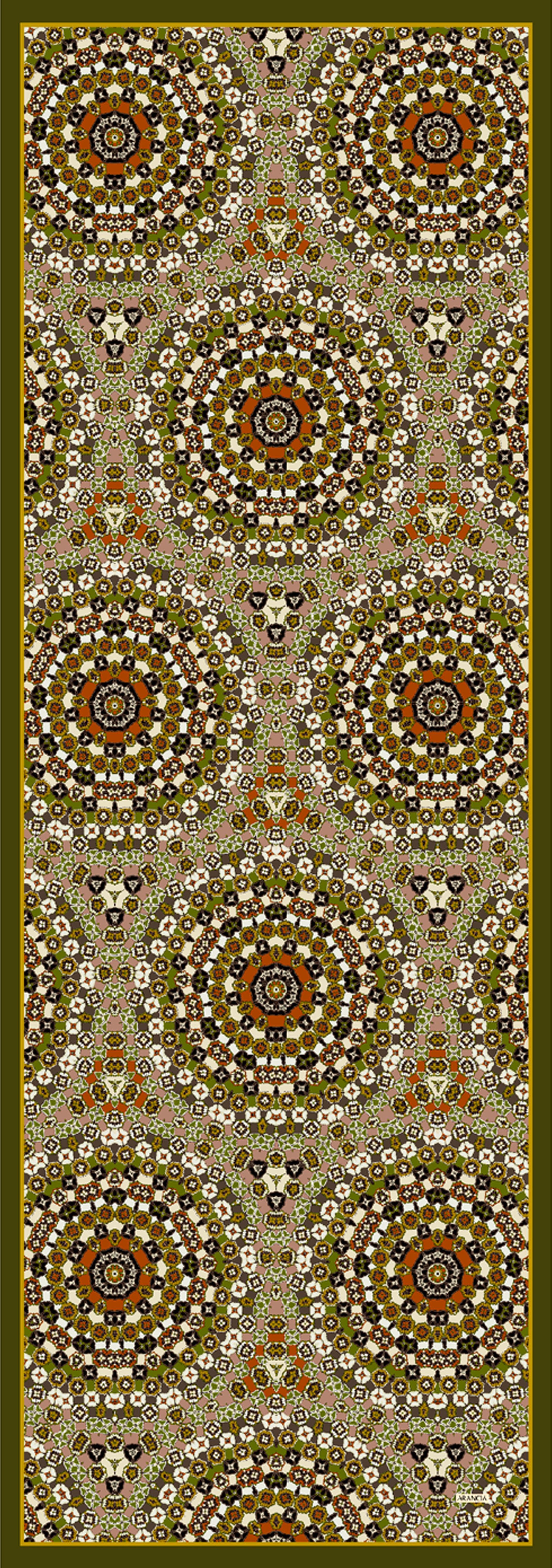 Arancia İpek Şal - 01AR514-704 - Tivil
