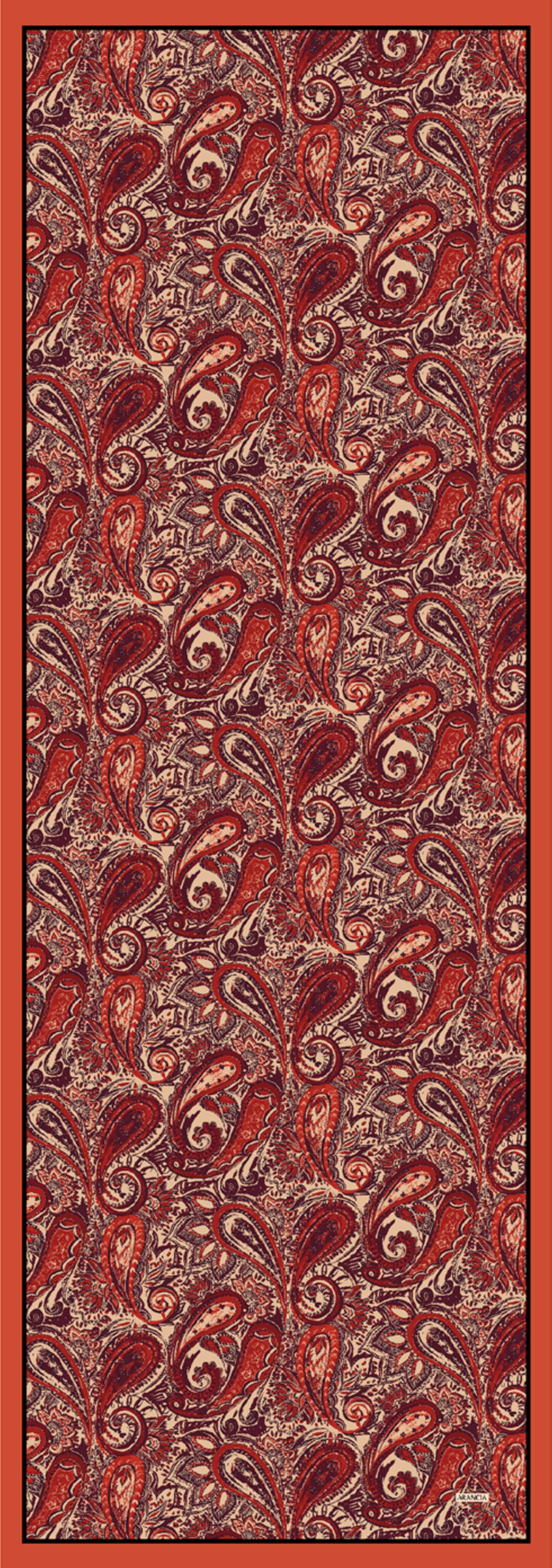 Arancia İpek Şal - 14AR514-713 - Tivil