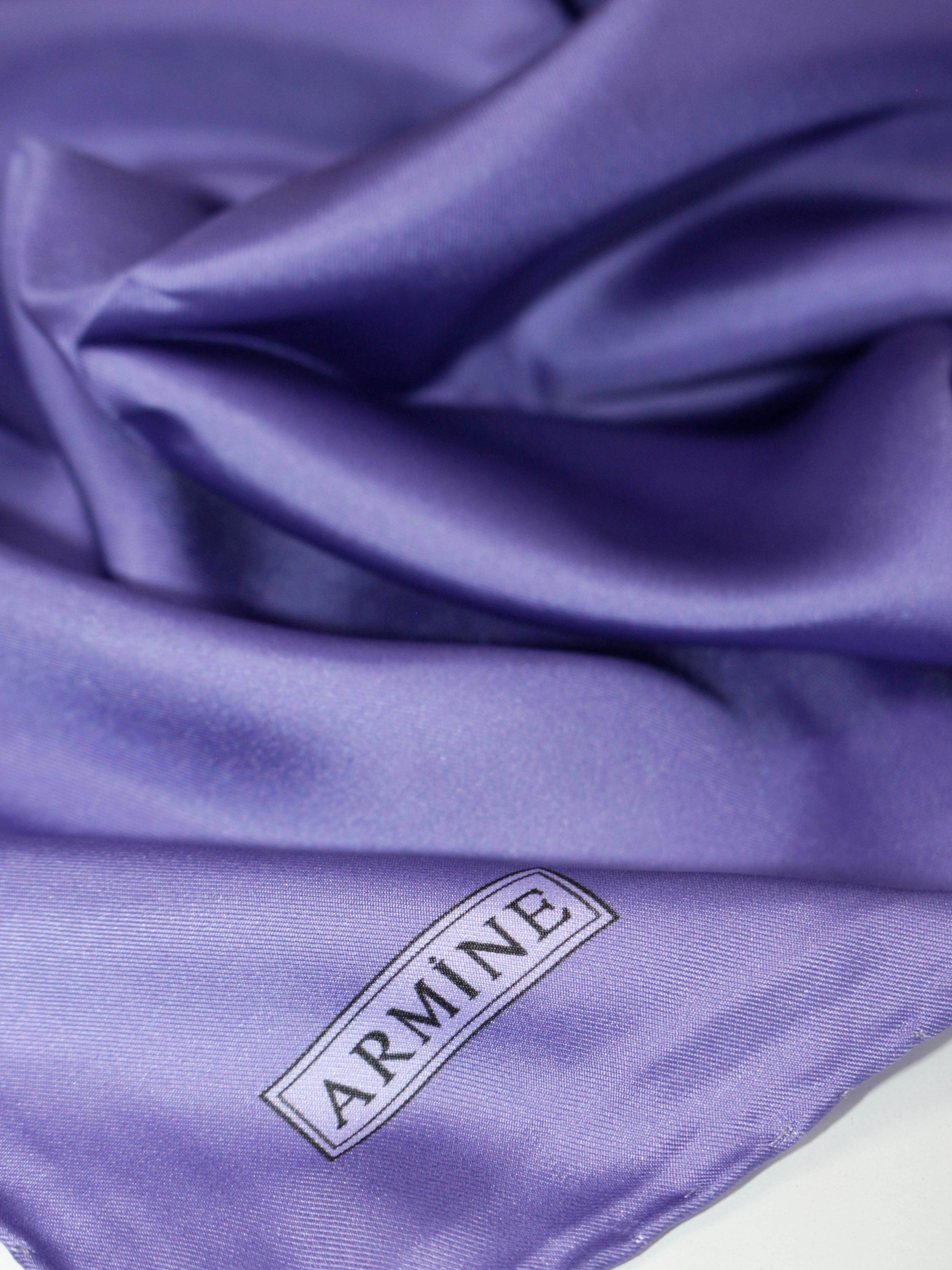 Armine Düz Renk İpek Eşarp - ADRE-408 - Tivil - Lavanta