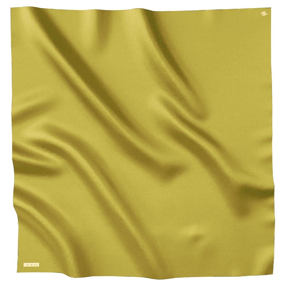 Armine Düz Renk İpek Eşarp - ADRE-410 - Sura - Gold