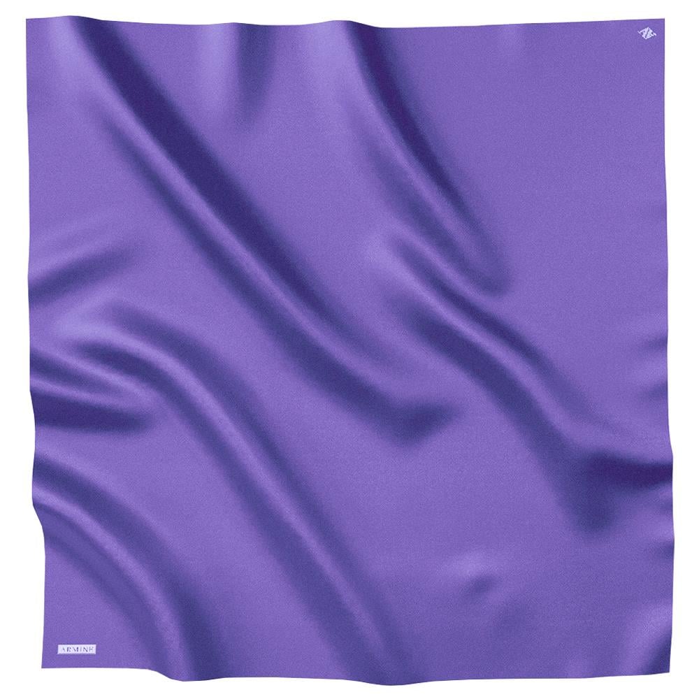 Armine Düz Renk İpek Eşarp - ADRE-84 - Sura - Mor