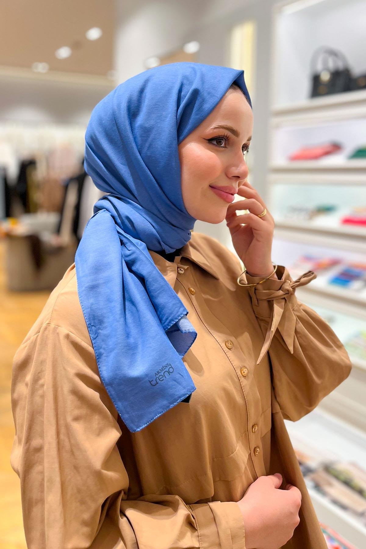 Armine Düz Renk, Pamuklu Seher Şal - 3'lü Set