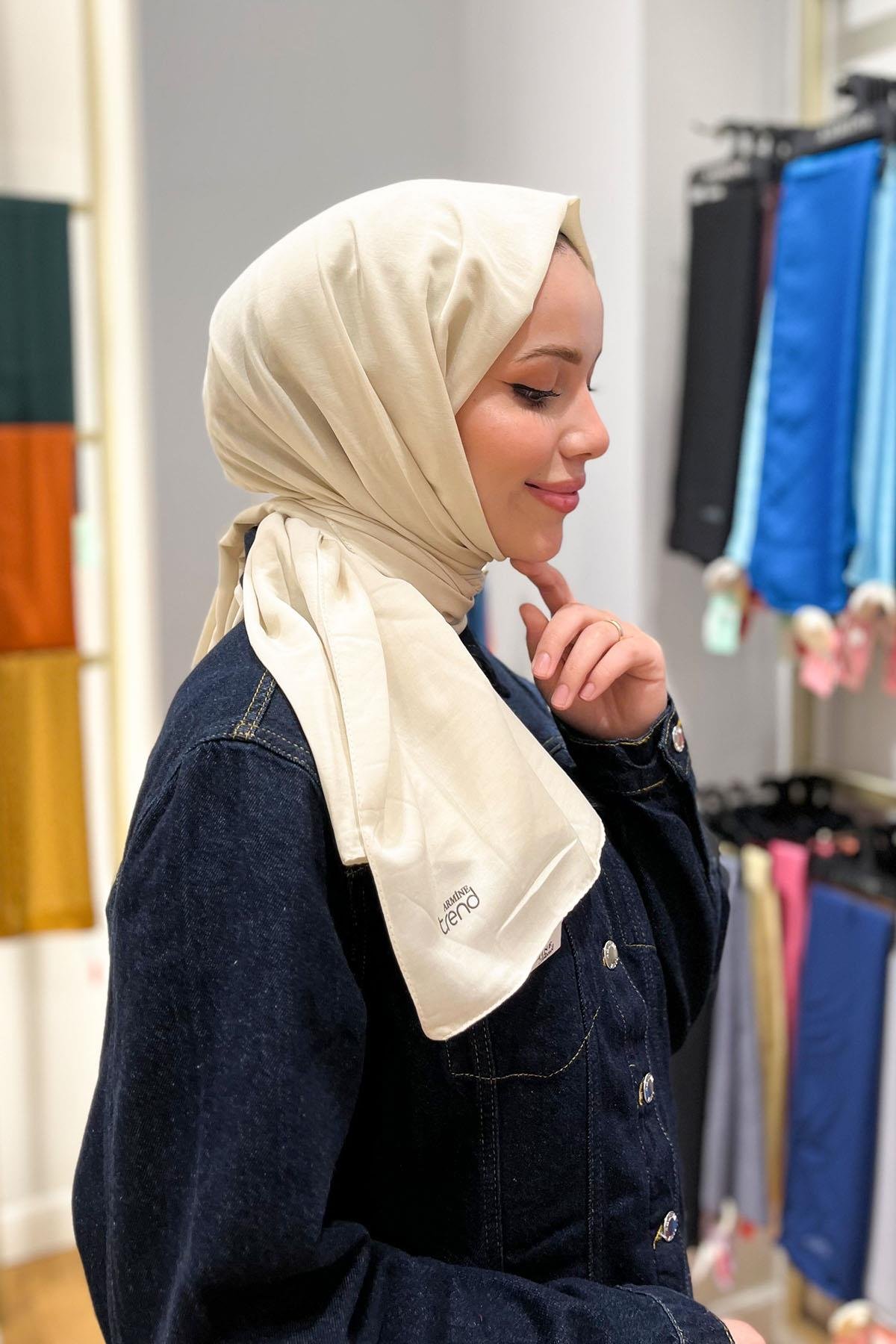 Armine Düz Renk, Pamuklu Seher Şal - 3'lü Set