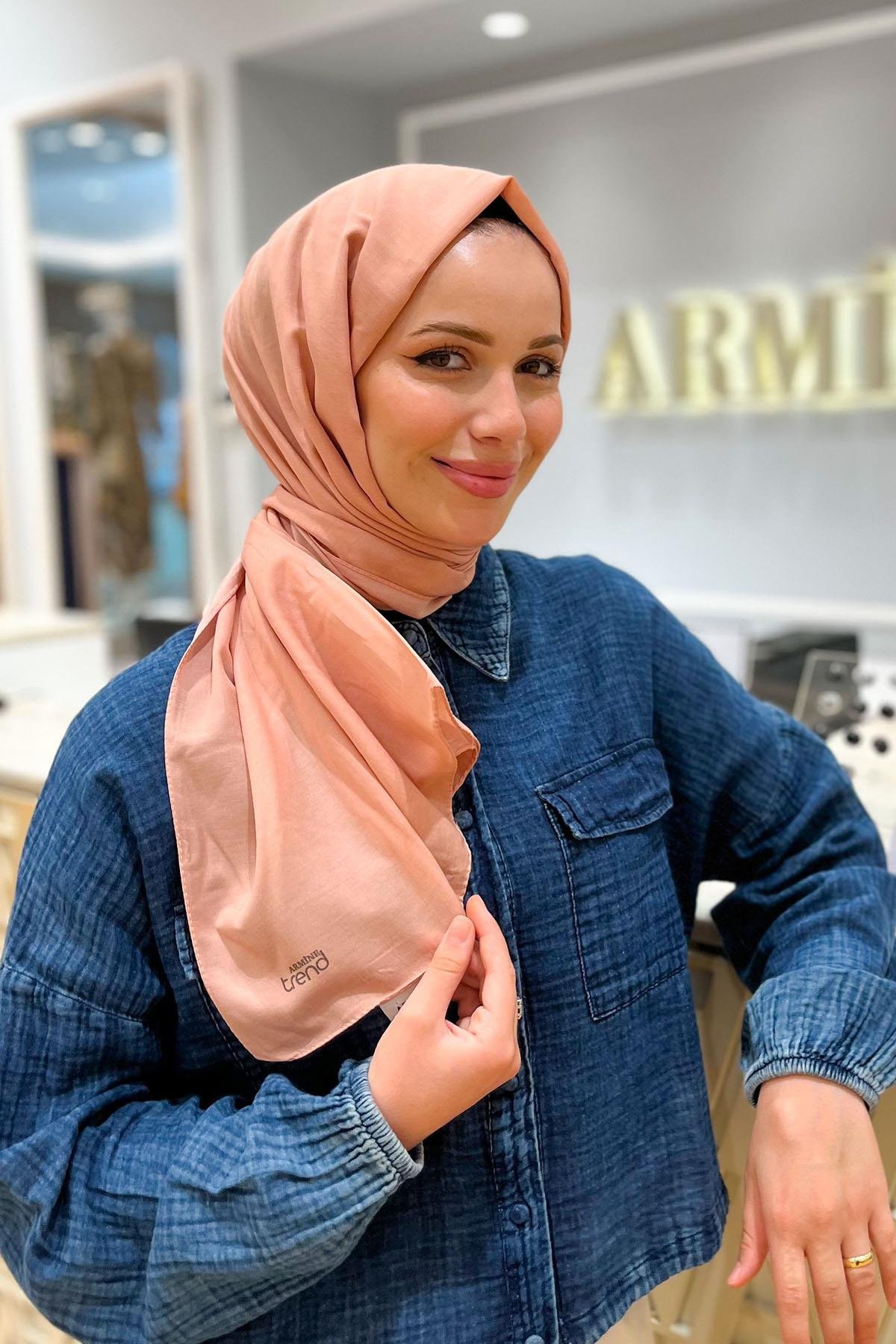 Armine Düz Renk, Pamuklu Seher Şal - 3'lü Set