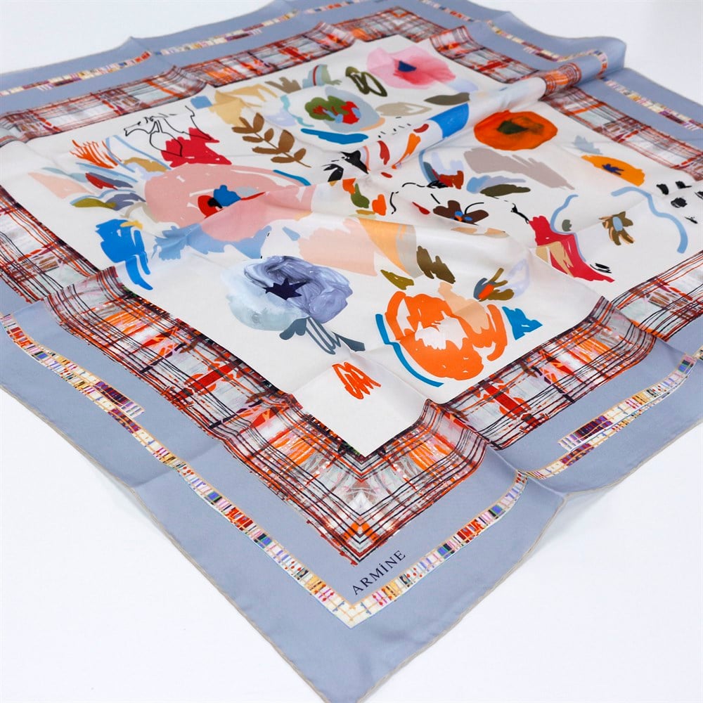 Armine Habotay Yazlık İpek Eşarp - 8300D 34
