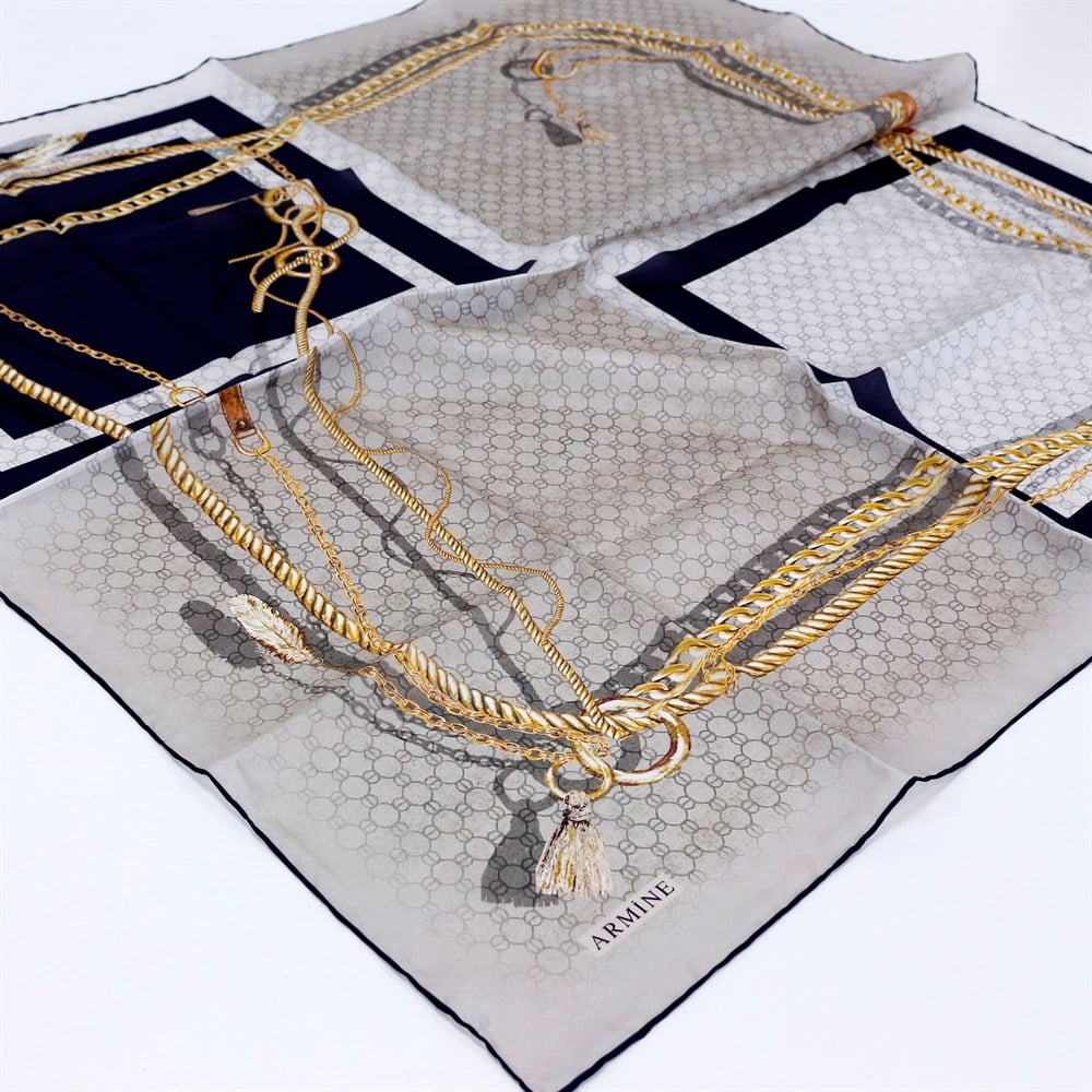 Armine Habotay Yazlık İpek Eşarp - 8307D 04