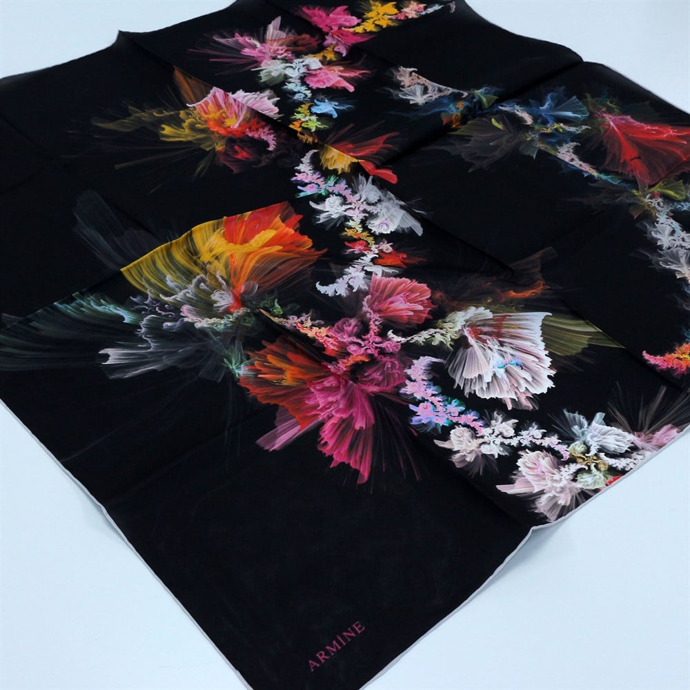 Armine Habotay Yazlık İpek Eşarp - 8337D 83