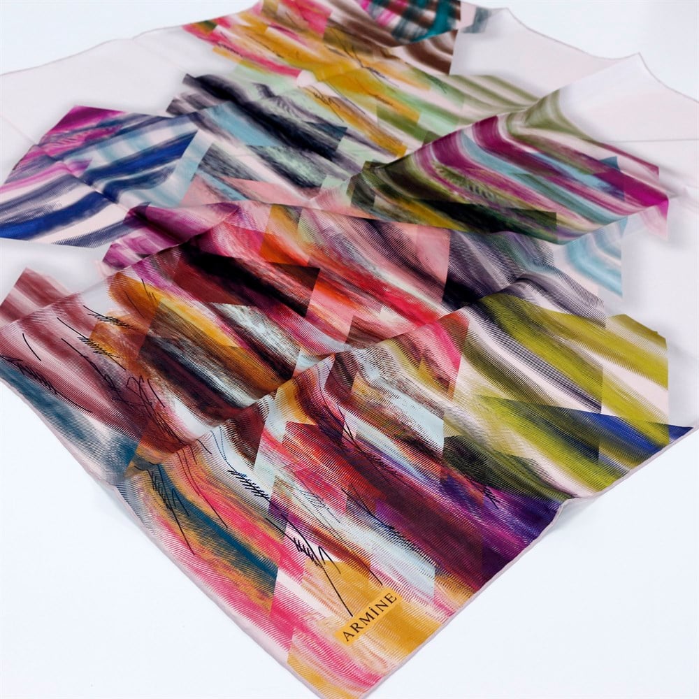 Armine Habotay Yazlık İpek Eşarp - 8339D 38