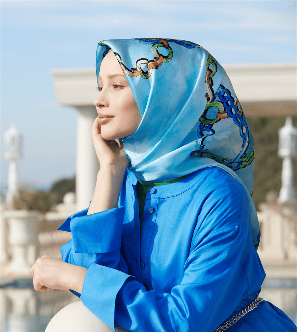 Armine Hafif Defolu İpek Eşarp - 8920D-32 - Sura - C588