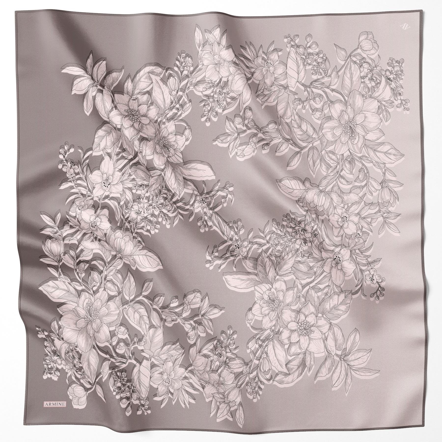 Armine Hafif Defolu İpek Eşarp - 8938D-02 - Sura - C586
