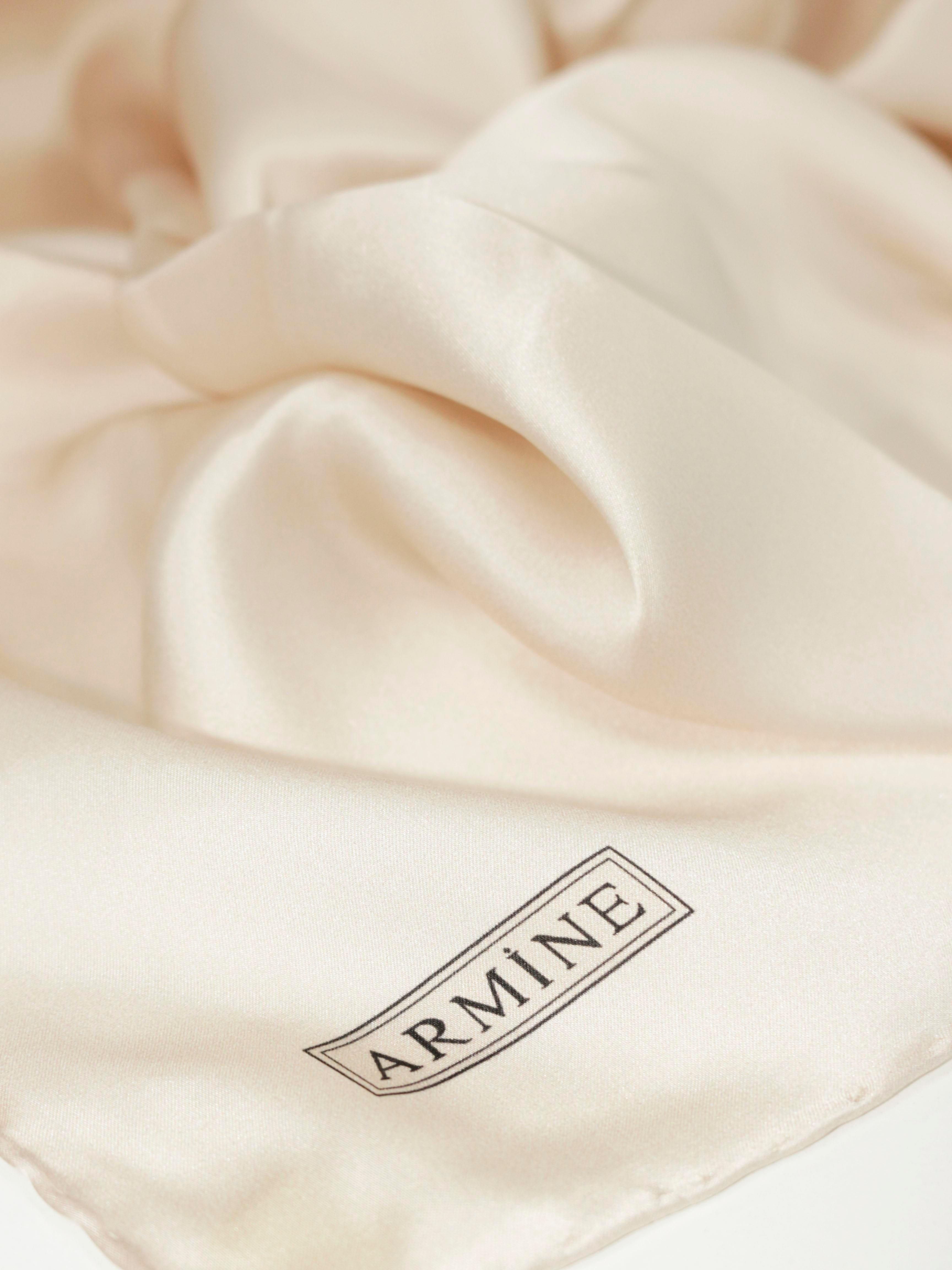 Armine Hafif Defolu İpek Eşarp - ADRE-561 - Tivil - Taş Rengi - C328