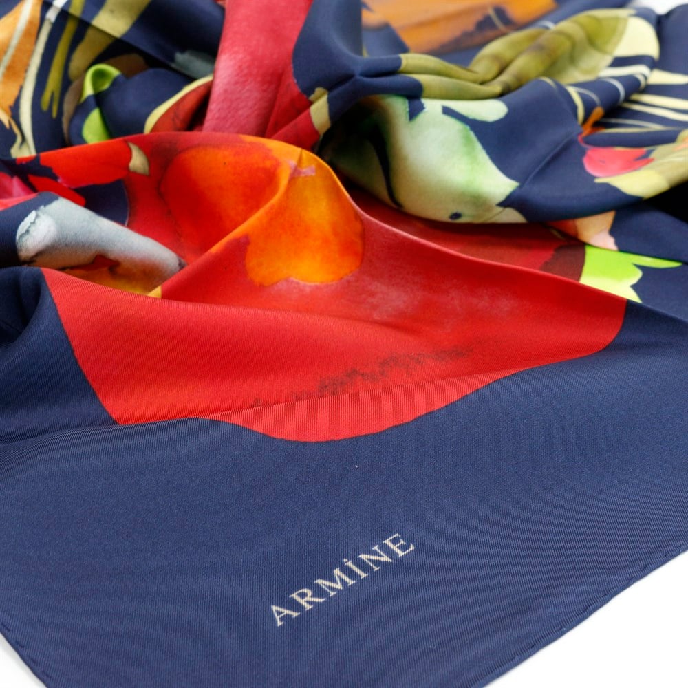Armine İpek Eşarp  - 7827D 12 - Tivil