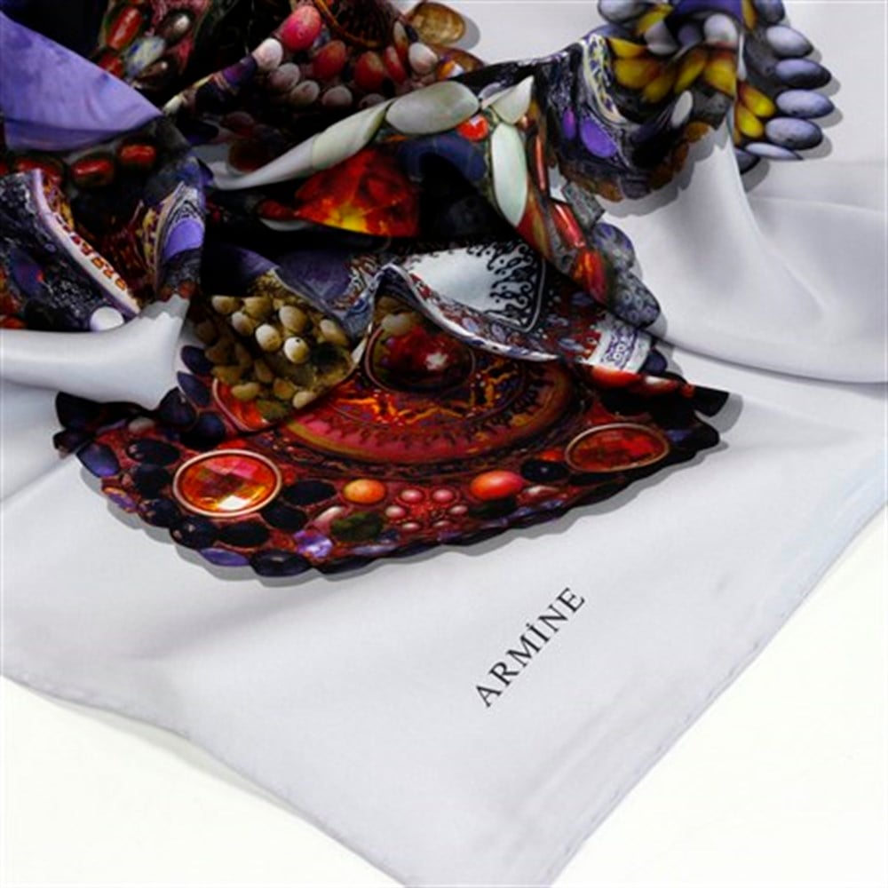 Armine Silk Scarf - 7405D 83 - Satin