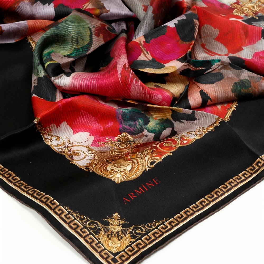 Armine İpek Eşarp - Nostalji Serisi - 8109D 34 - Sura