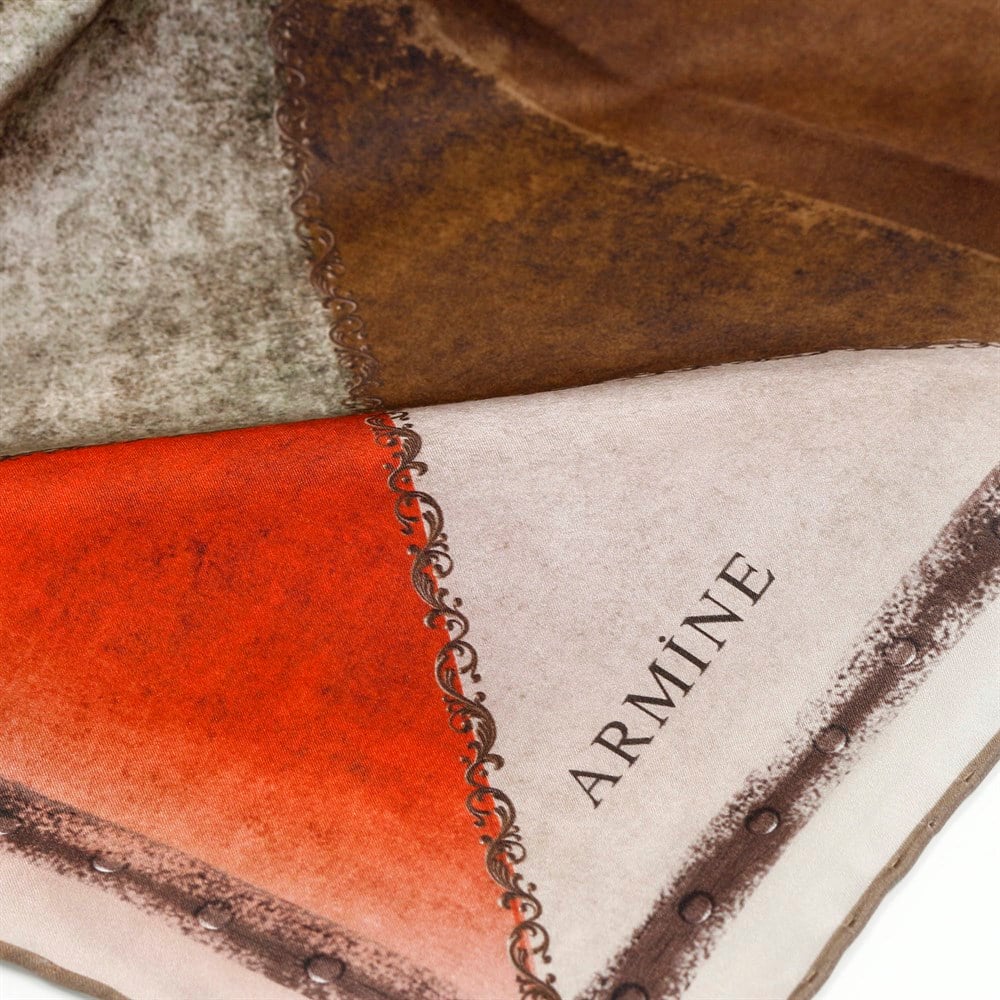 Armine Silk Scarf - 8117D 56 - Twill