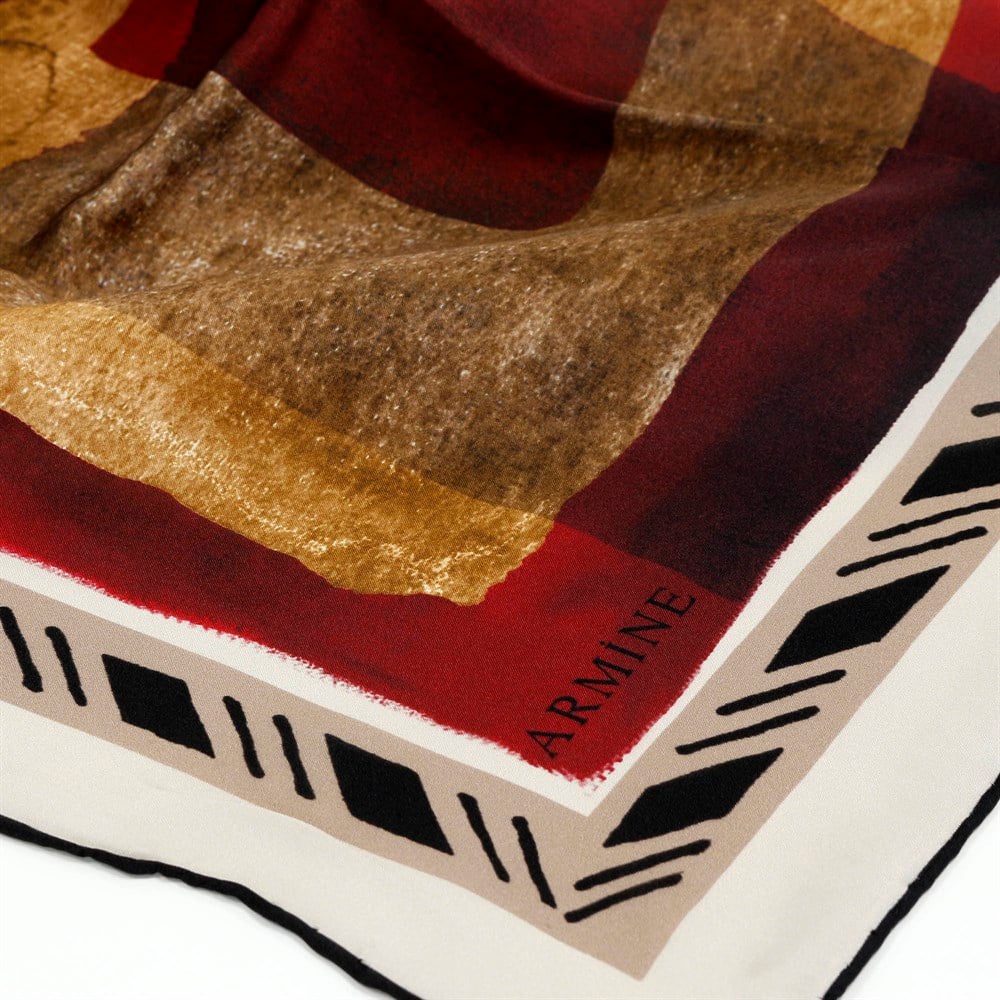 Armine Silk Scarf - 7880D 08 - Satin