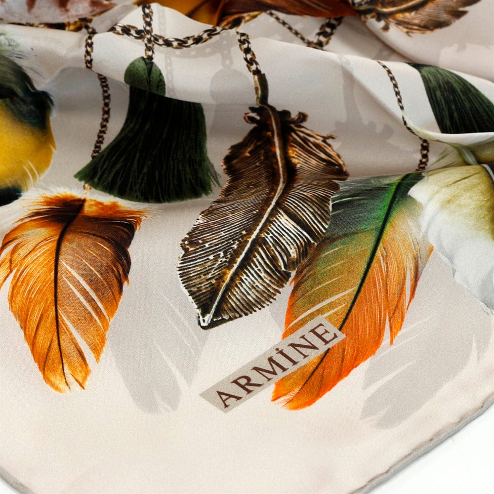 Armine Silk Scarf - 7409D 09 - Satin