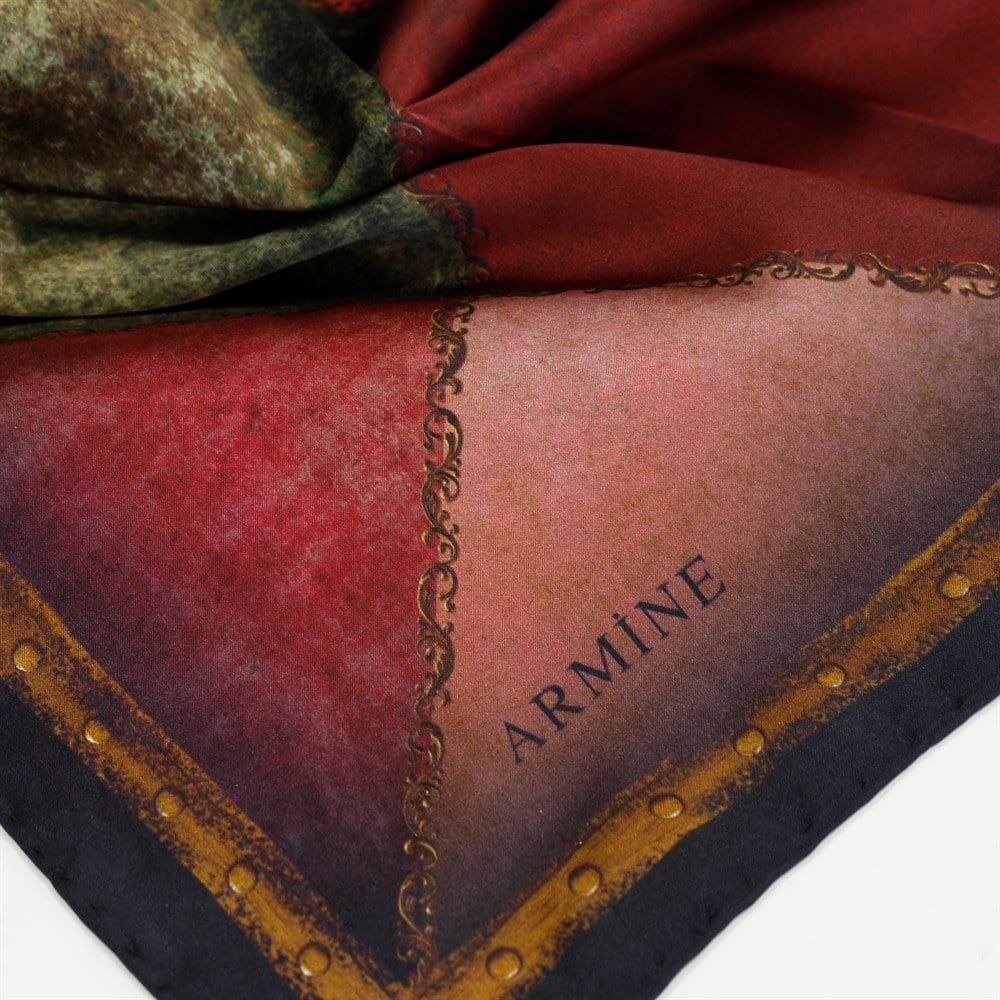 Armine Silk Scarf - 8017D 09 - Satin