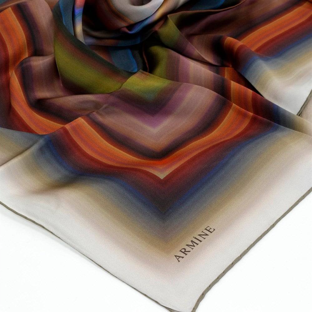 Armine Silk Scarf - 8237D 02 - Satin