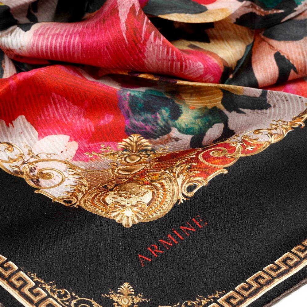 Armine İpek Eşarp - Nostalji Serisi - 8109D 34 - Sura