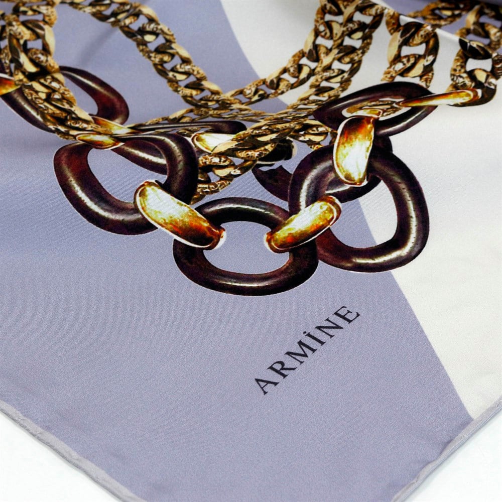 Armine Silk Scarf - 7832D 42 - Twill