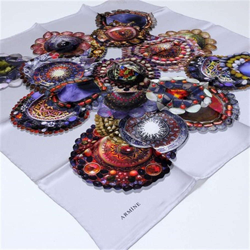 Armine İpek Eşarp - Nostalji Serisi - 7405D 83 - Sura