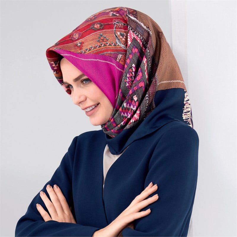 Armine İpek Eşarp 2017/2018 Sonbahar Kış - 7840D 02  - Tivil 