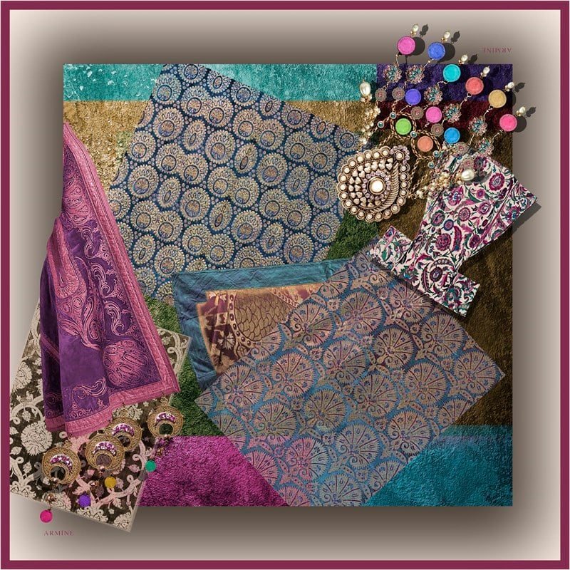 Armine İpek Eşarp 2017 İlkbahar Yaz Sezonu - 7639D 11 - Sura - Sezon Kapak Modeli