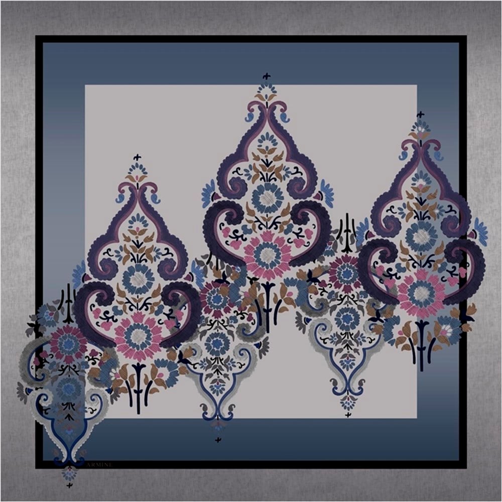 Armine İpek Eşarp 2017/2018 Sonbahar Kış - 7850D 23 - Tivil