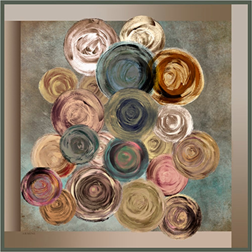 Armine İpek Eşarp 2018 İlkbahar Yaz - 7903D 31 - Sura - Fırça Desenli, Geometrik Model, Pastel