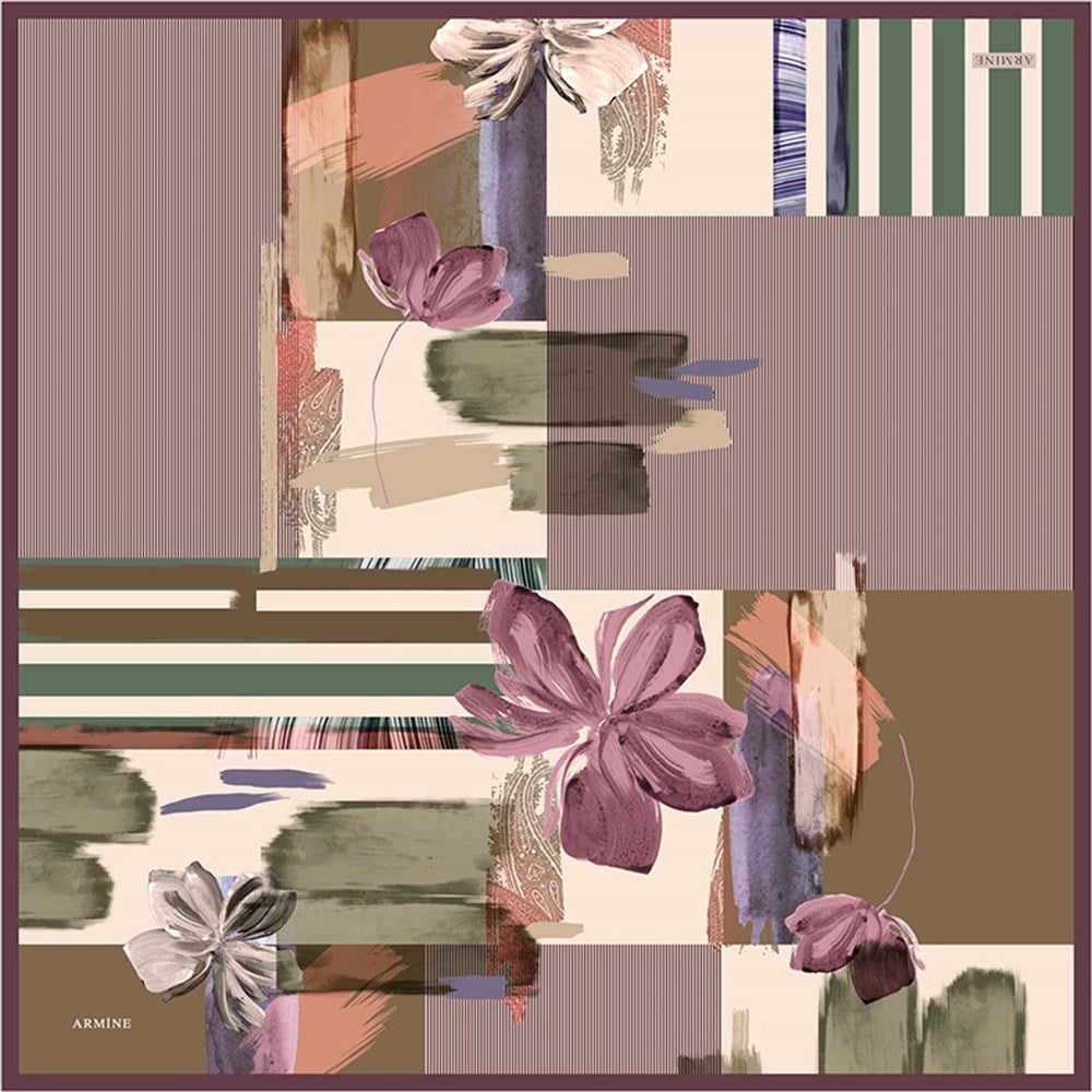 Armine İpek Eşarp 2019 İlkbahar-Yaz - 8115D 08 - Sura