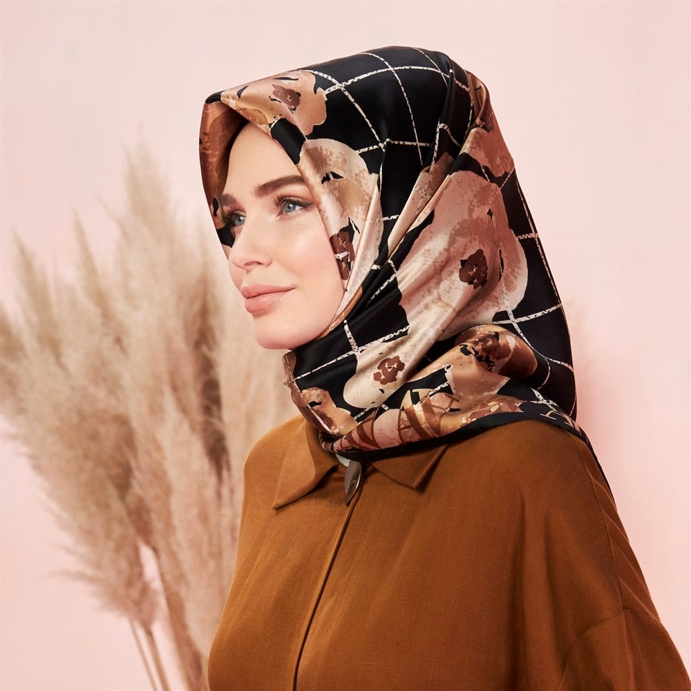 Armine İpek Eşarp 2019 İlkbahar-Yaz - 8144D 32 - Tivil