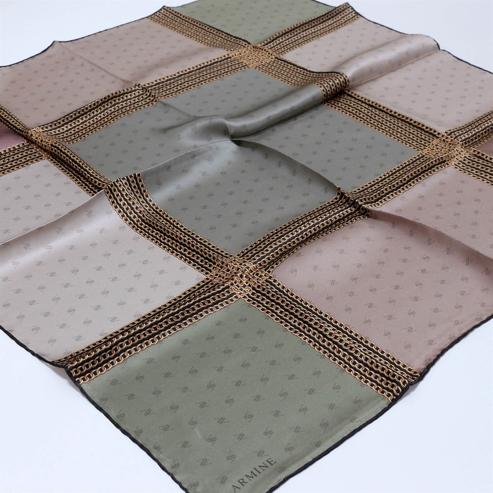 Armine İpek Eşarp 2019 İlkbahar-Yaz - 8113D 33 - Tivil