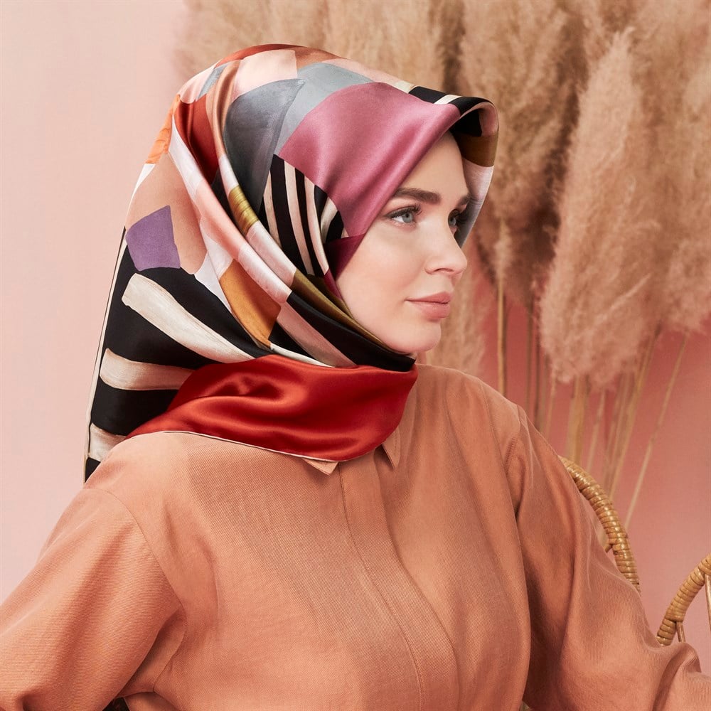 Armine İpek Eşarp 2019 İlkbahar-Yaz - 8112D 57 - Sura